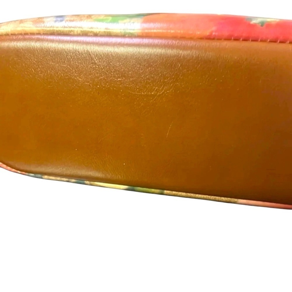 Patricia Nash Alyssa Italian Floral leather  crossbody shoulder bag. - Picture 7 of 16
